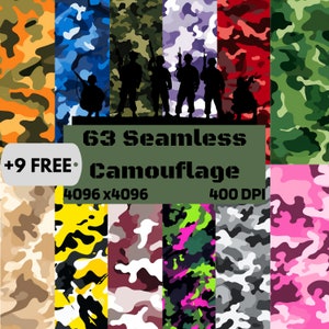 63 + 9 Nahtlose Tarnmuster, Militärtarn, Tarnmuster, Tarnmuster, Tarnmuster, Tarnmuster, Tarndruck, Muster