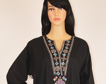 ワンピース Pakistani elegant embroidered Lawn kurta Zellbury 1 Piece Black Lawn Embroidered Kurta, Pakistani