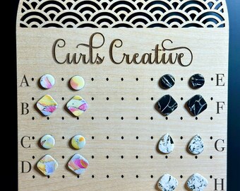 Clay Earrings - Jewelry - Earrings - Polymer Clay Earrings - Clay - Handmade - Studs - Accessories - Lover - Opposites Attract - Collection
