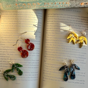 Wizard Collection - Polymer Clay Earrings - Handmade Earrings - Houses - Clay Earrings - Jewelry - Earrings - Lightweight - Gifts