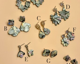 Clay Earrings - Jewelry - Earrings - Polymer Clay Earrings - Clay - Handmade - Gifts - Accessories - Lover - Opposites Attract - Collection