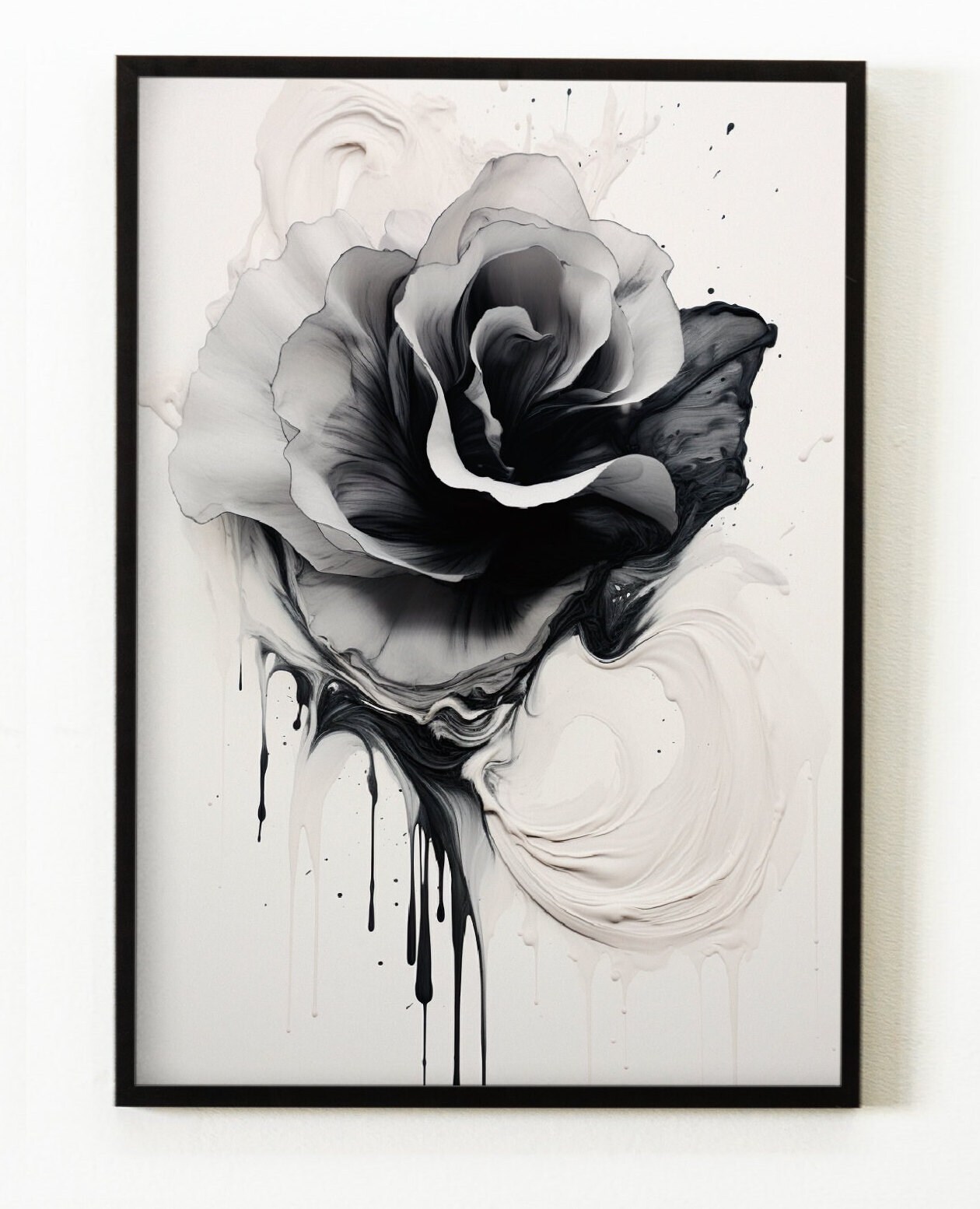 Chanel Smoke Black Rose Wall Decor – Raw Studios Goods