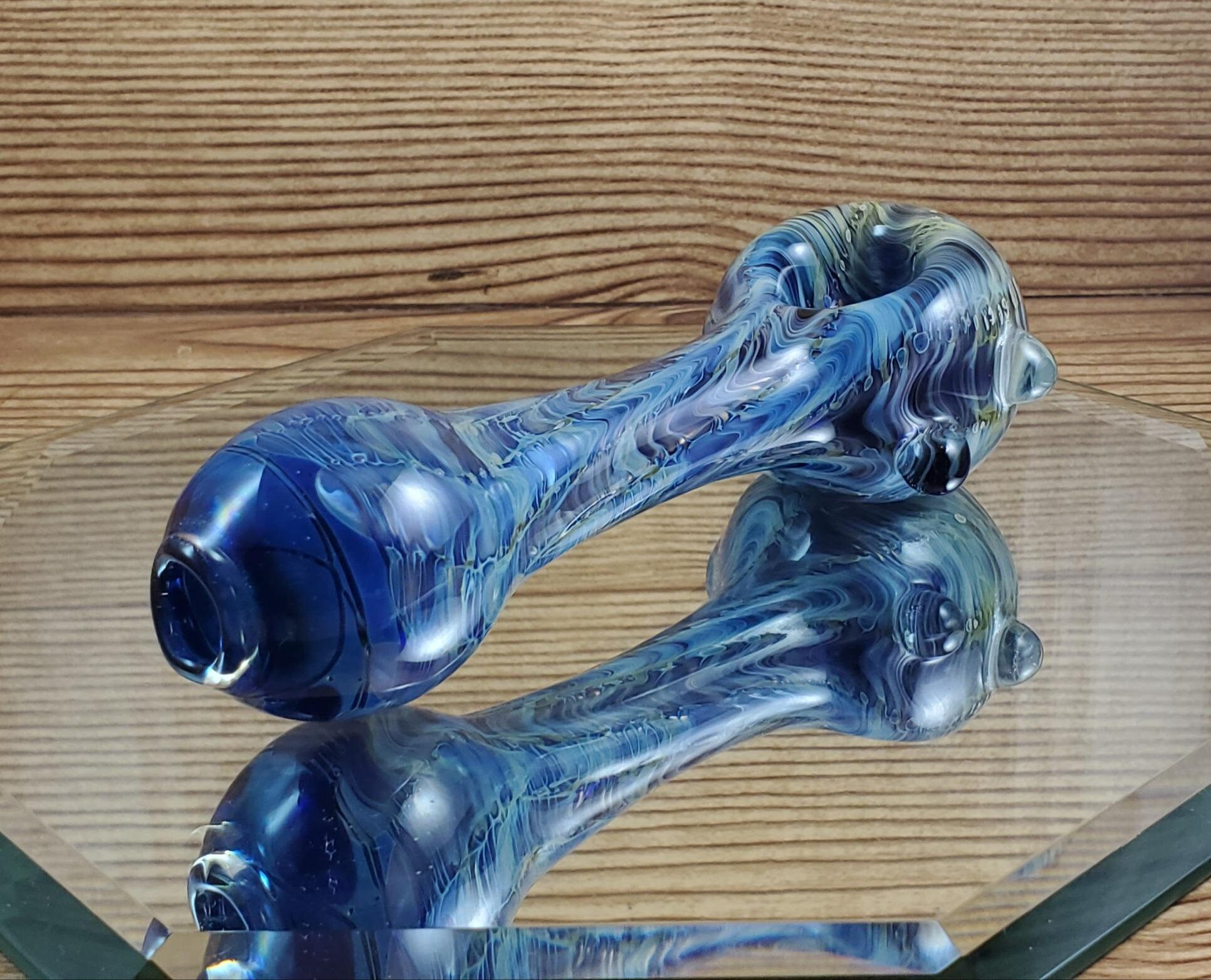 Glass One Hitter Pipes Flat - Etsy