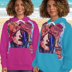 Hand painted hoodie hoodie for her customized hoodie personalized hoodie artistic hoodie colorful hoodie unique hoodie boho hoodie  hoodies