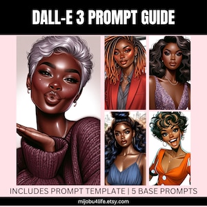 DALL-E3 Prompt Guide - ChatGPT v4 - Everyday Beauties - Base Prompts - Customizable Prompts - Artful AI Prompt - Cute AI Prompt - Download
