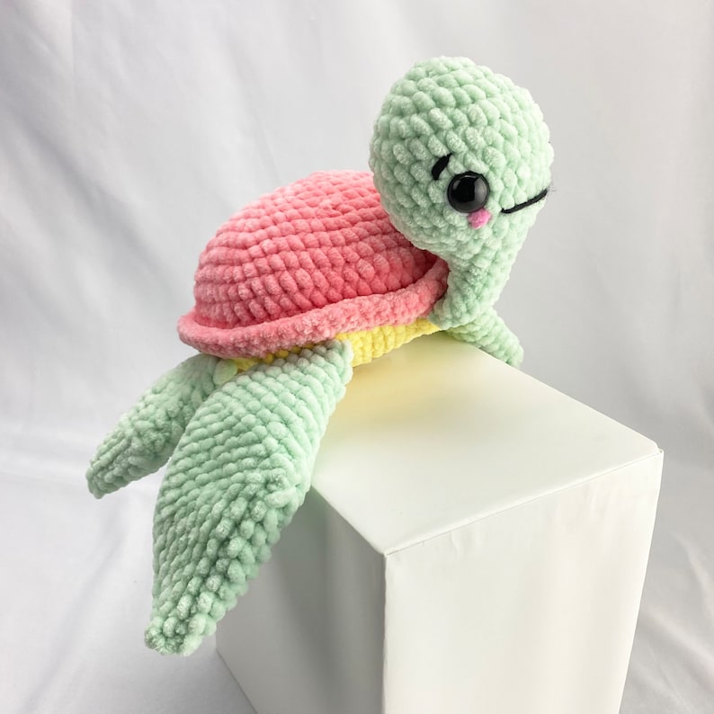 Sea Turtle Amigurumi Crochet Pattern. Ocean-themed DIY Gift. Create ...