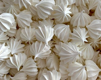 Handmade Meringues for Cake Decorating, Mini Meringue Cookies