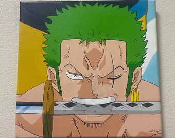 Zoro One Piece Painting