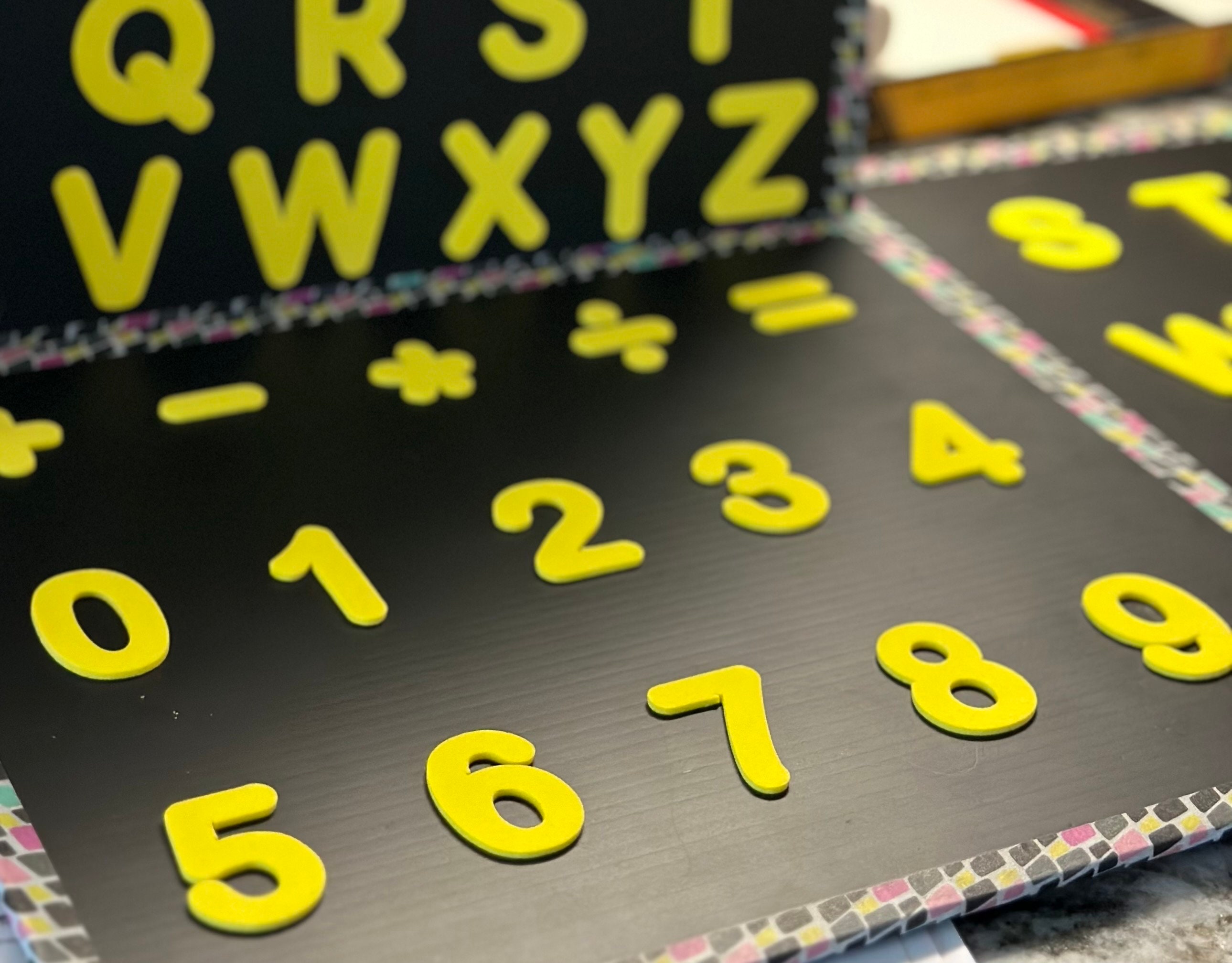 26 alpha-numeric board only - Spelling to Communicate (S2C) Sensory letter-boards