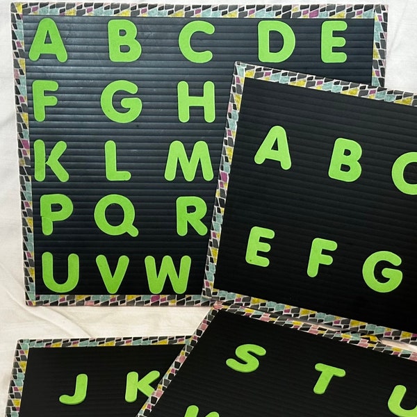 Spelling to Communicate - Sensory letter-boards