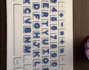 Spelling to Communicate (S2C) foam letters only.