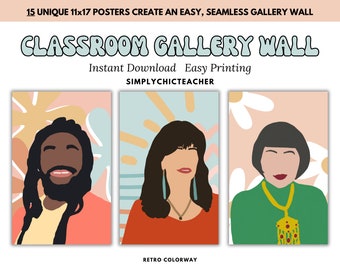 Classroom Gallery Wall Bulletin Board Printable Posters: TV - Etsy