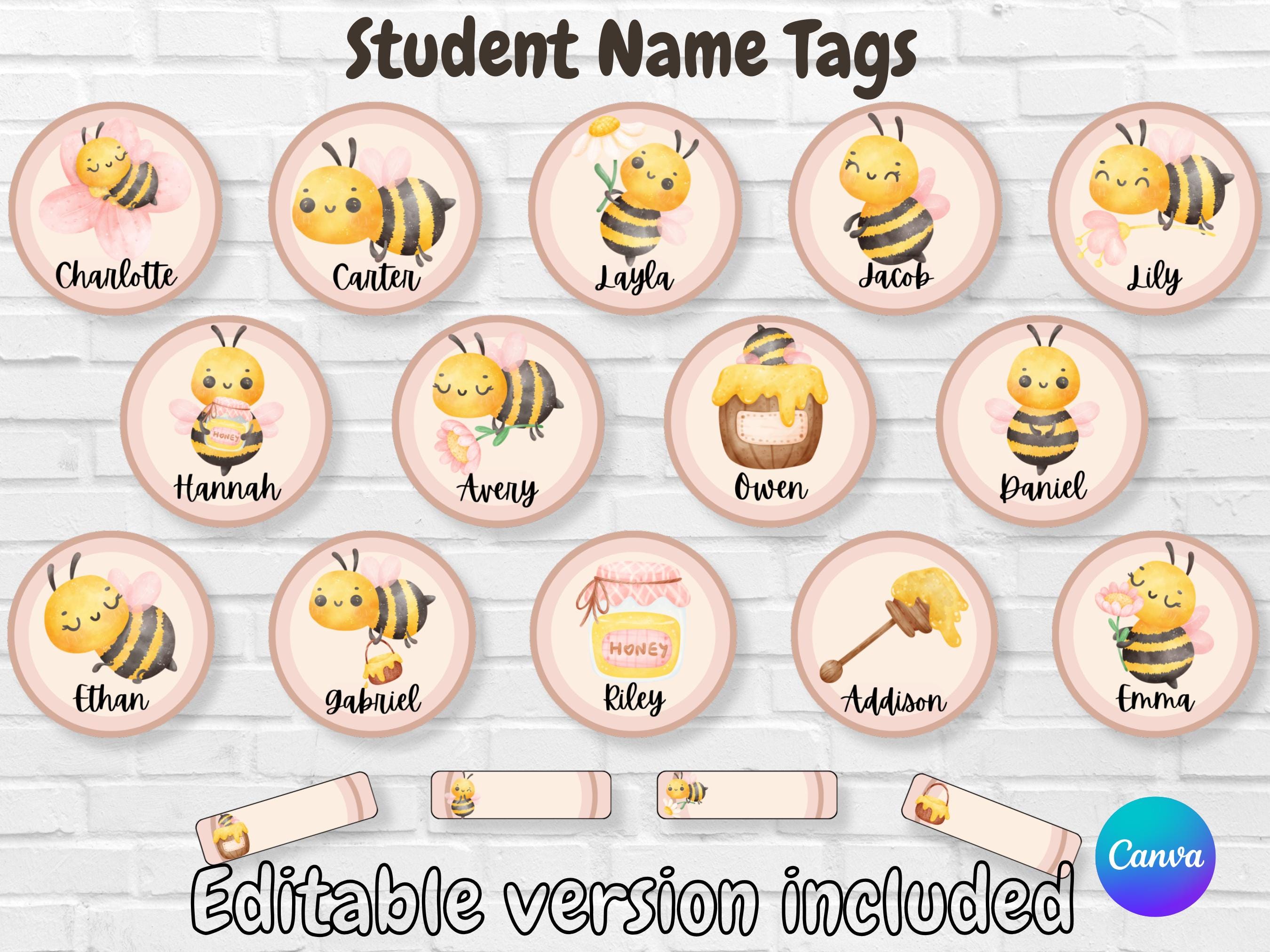 Bumble Bee Classroom Decor Bundle, Spring Birthday Board, Door Display ...