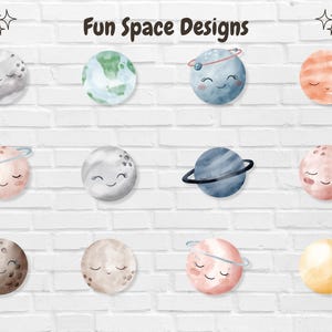 Outer Space Door Decor Kit, Astronaut Classroom Door Display, Space ...