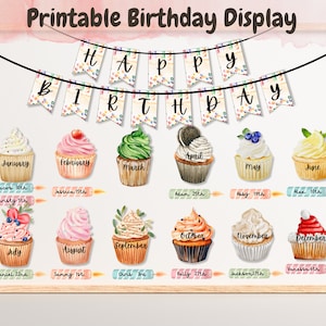 Boho Klassenzimmer Geburtstag, Klassenzimmer Geburtstag Display, Klassenzimmer Geburtstagstafel, Geburtstagserinnerungen, Familien Geburtstagstafel, Bulletin Board Kit