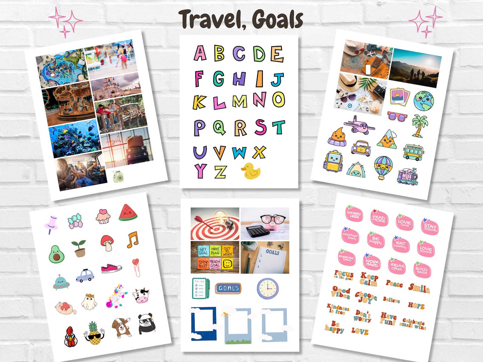 Vision Board Tools Vision Board Kit, Kids Dream Board, Mood Board Party, Manifestation ...