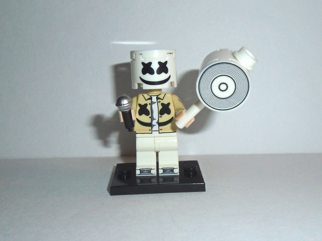 Lego Compatible dj Marshmello Customizable Etsy