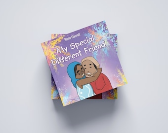 My Special Different Friend Hardcover Storybook, Educational Reading Material for Kids, Gift for Young Readers, Children's Literature