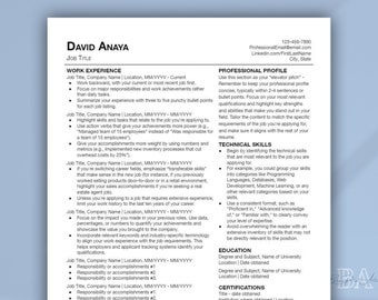 CV-mall Word, CV Google Docs, Pages, Mall för personligt brev och referenser, CV-mall 1 eller 2 sidor