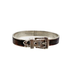 Enamel Buckle Bracelet: Circa 1960