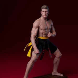 1/6th Scale Frank Dux Collector’s Figure | Bloodsport | DIY Resin statue kit UNPAINTED