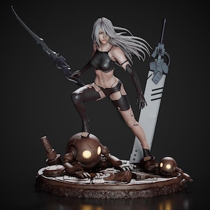 1/6th Scale A2 Collector’s Figure | Nier: Automata | DIY Resin statue kit UNPAINTED
