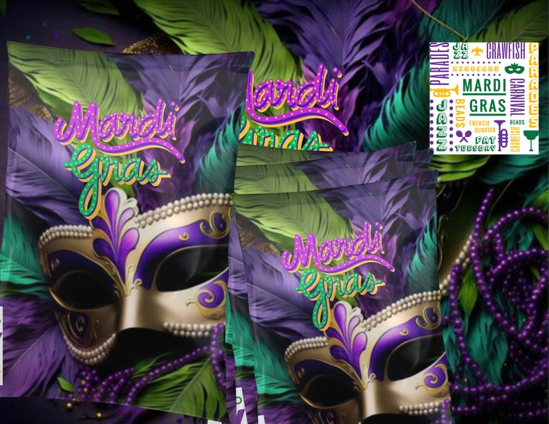 mardi gras chip and dip