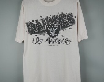 Vintage Single Stitch Autographed Oakland Raiders T Shirt