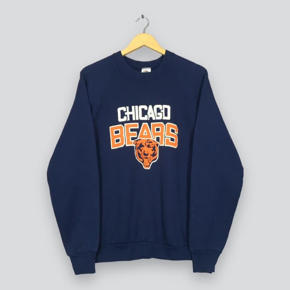 Vintage Chicago Football Crewneck Sweatshirt Retro Unisex Crew Gift For Her 90s Be.ars Style - Jolly Family Gifts