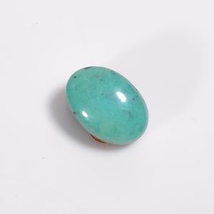 Naturalny tybetański turkus kaboszon 8,6ct owalny kształt 13x9x9mm Turkus do wyrobu wisiorków i pierścionków,