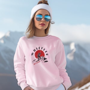 Whistler Ski Sweatshirt, Canada Sweater, Whistler Canada, Ski Sweatshirt, Whistler Sweater, Whistler Pullover, Ski Travel Gift, Whister Gift