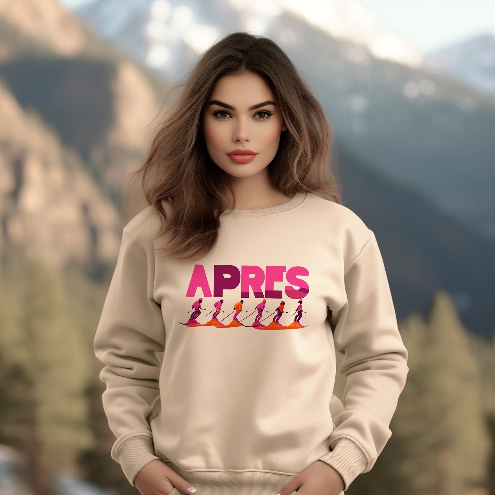 Après Ski Sweatshirt, Apres Ski Sweater, Ski Sweater, Apres Ski, Ski