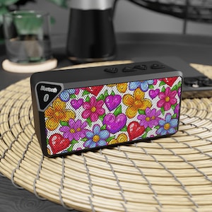 Colorful Floral Bluetooth Speaker