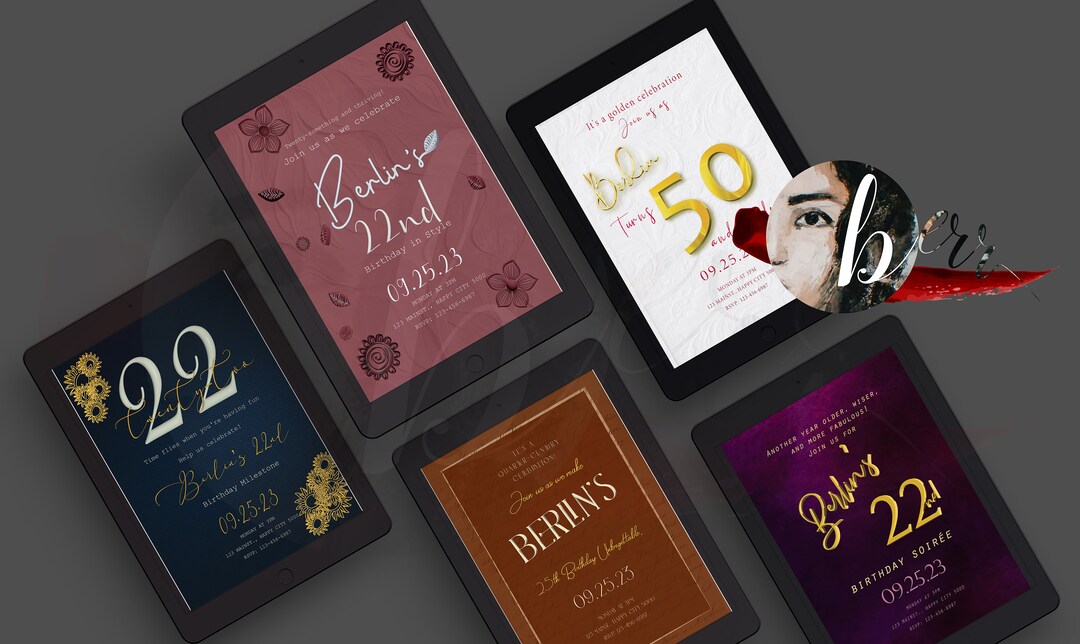 Printable Digital Custom Invitation for Any Occasion by Berr - Etsy
