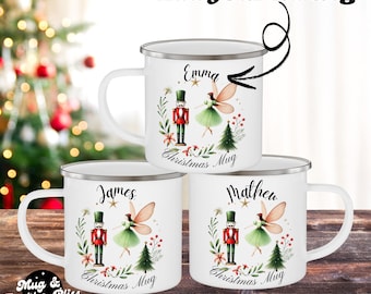 Tazza natalizia personalizzata per bambini / Tema Schiaccianoci