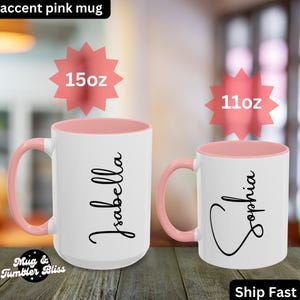 Personalized Name Mug | Custom Coffee Cup | Unique Gift for Any Occasion | Presents For Mum Dad Birthday Christmas Mothers Fathers Day