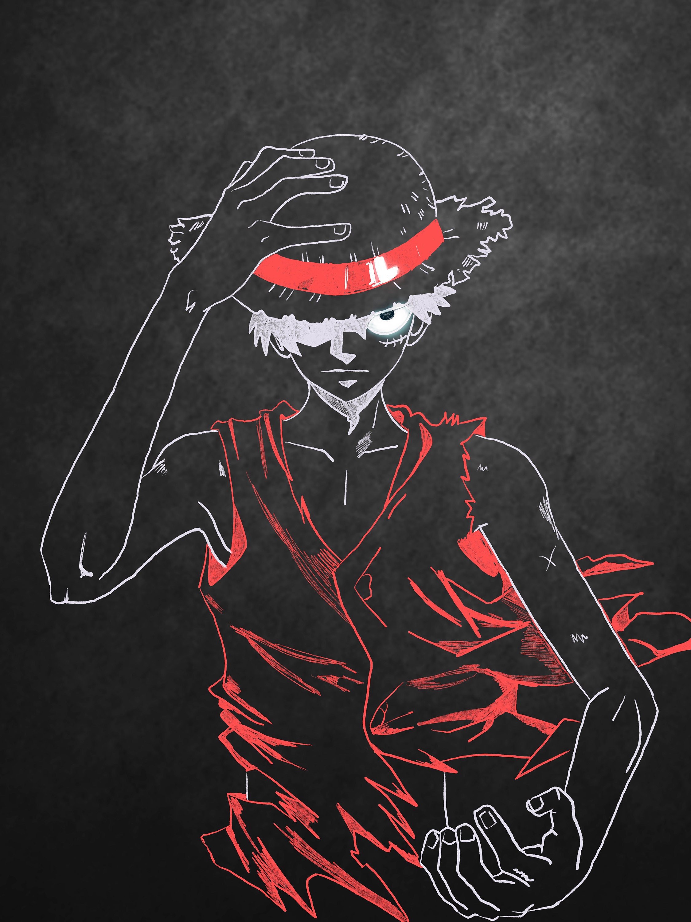 Monkey D. Luffy (Gear 2) weeaboonerd - Illustrations ART street