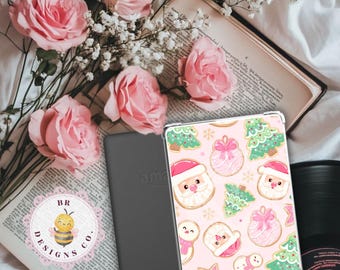 Pink Christmas Kindle Insert | Bookish Ereader Insert | Fantasy Romantasy Romance Insert | Ereader Case Insert | Bookish Gift For Book Lover