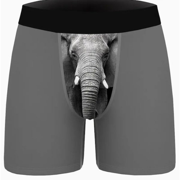 Men Elephant Underwear Etsy