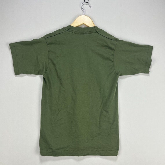 Vintage 90s Single Stitch Faded Blank T Shirt XS … - image 8