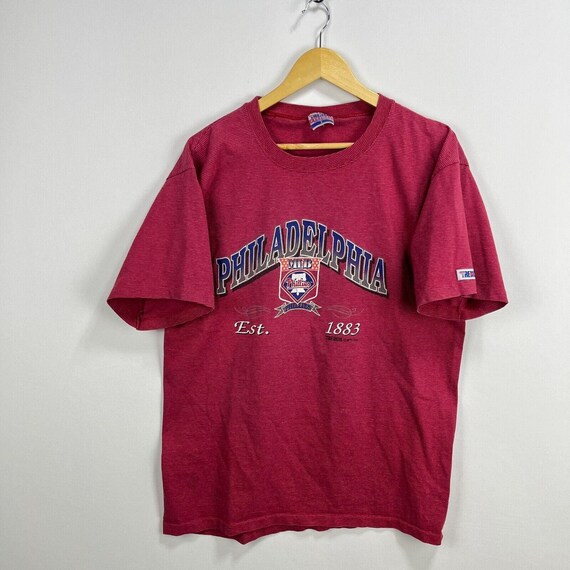 Vintage 90s Philadelphia Phillies Philly T Shirt … - image 1