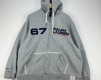 Vintage Polo Ralph Lauren Zip up Hoodie XL