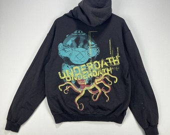 Vintage Underoath Band Zip up Hoodie Medium