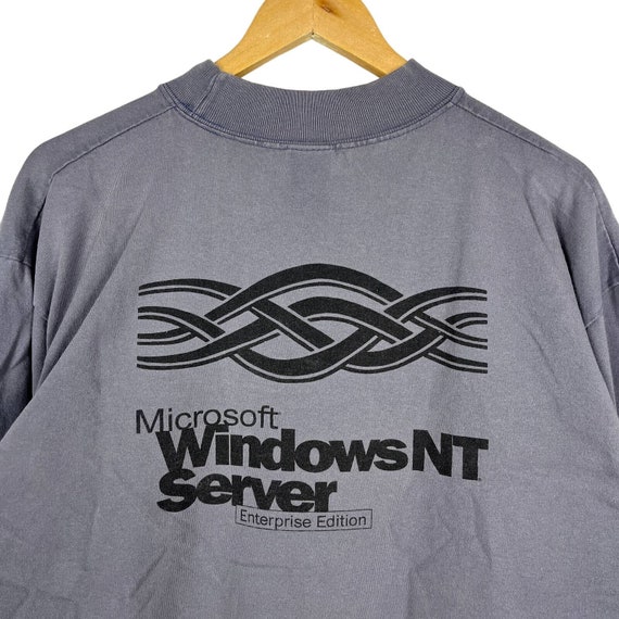 Vintage 90s Microsoft Windows Longsleeve Shirt XL - image 2