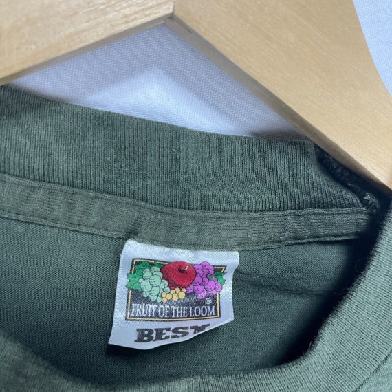 Vintage 90s Single Stitch Faded Blank T Shirt XS … - image 4