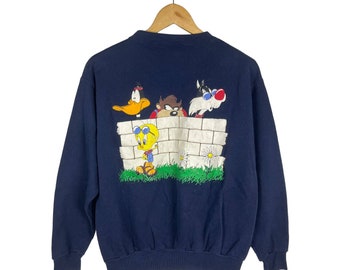 Vintage 90s Looney Tunes Sweatshirt Medium