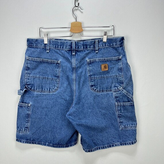 Vintage 90s Carhartt Carpenter Shorts 37 Waist Jean Jorts Etsy Canada