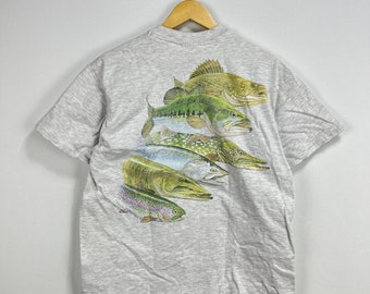 Vintage mens fishing shirt 