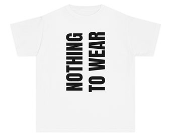 y2k NOTHING TO WEAR baby tee