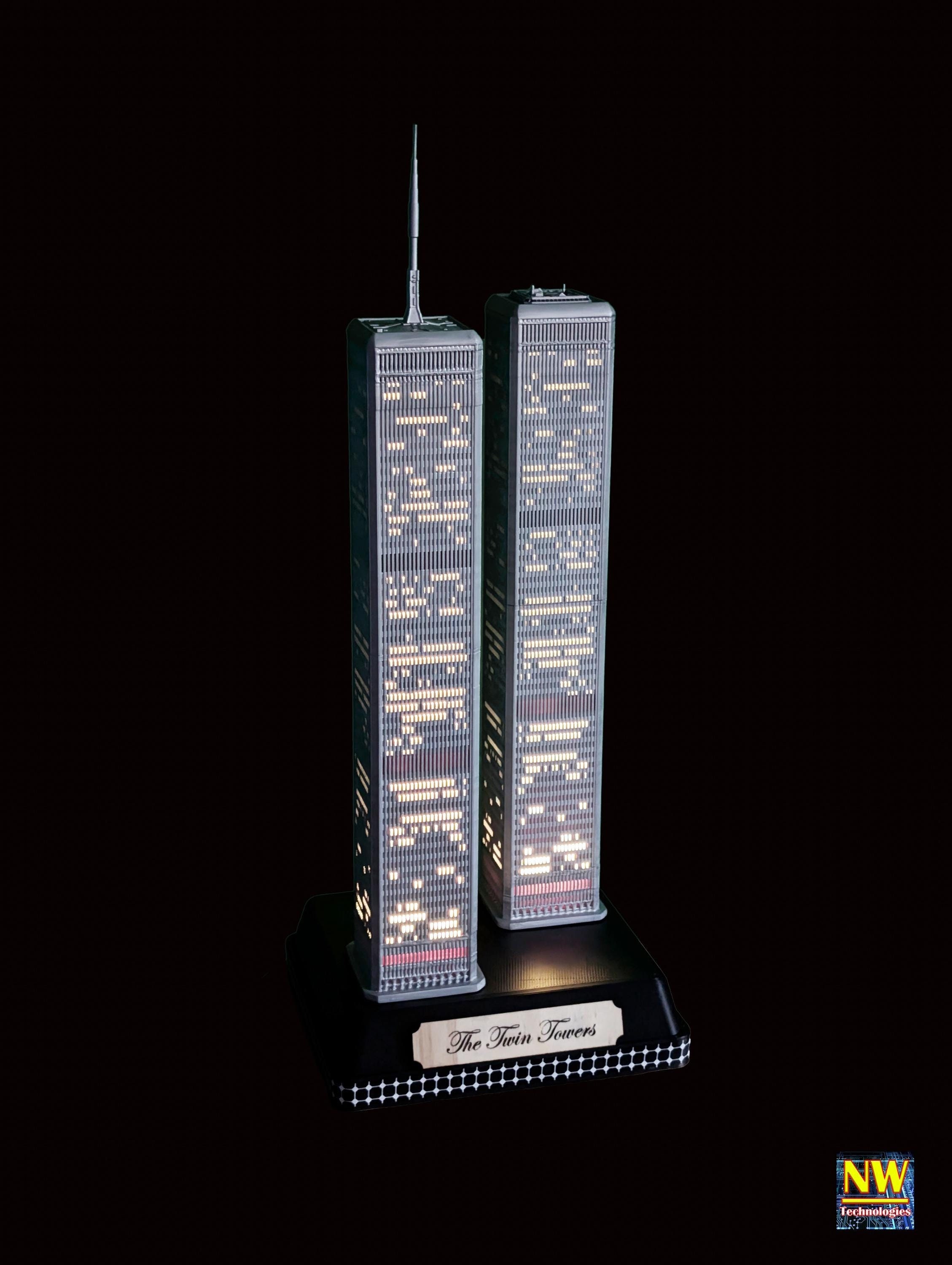 World Trade Center - Twin Towers Gift ( Illuminating) - Etsy